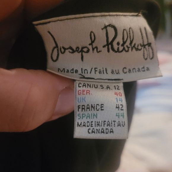 Joseph Ribkoff black sleeveless dress 12 - Picture 3 of 5